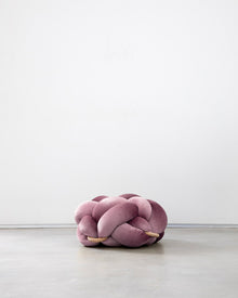 (M) Mauve Knot Floor Cushion