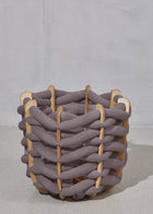 (M) Hull Basket in Graphite Ultra suede