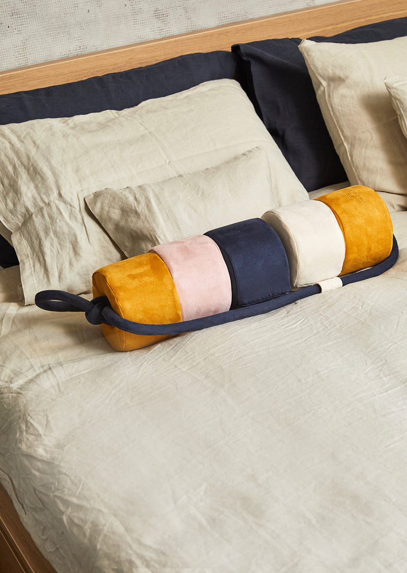Fisherman's Buoy in Yellow, Cream, Blue and Pink