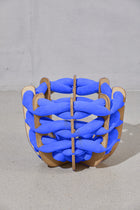 (S) Hull Basket in Cobalt Ultra suede